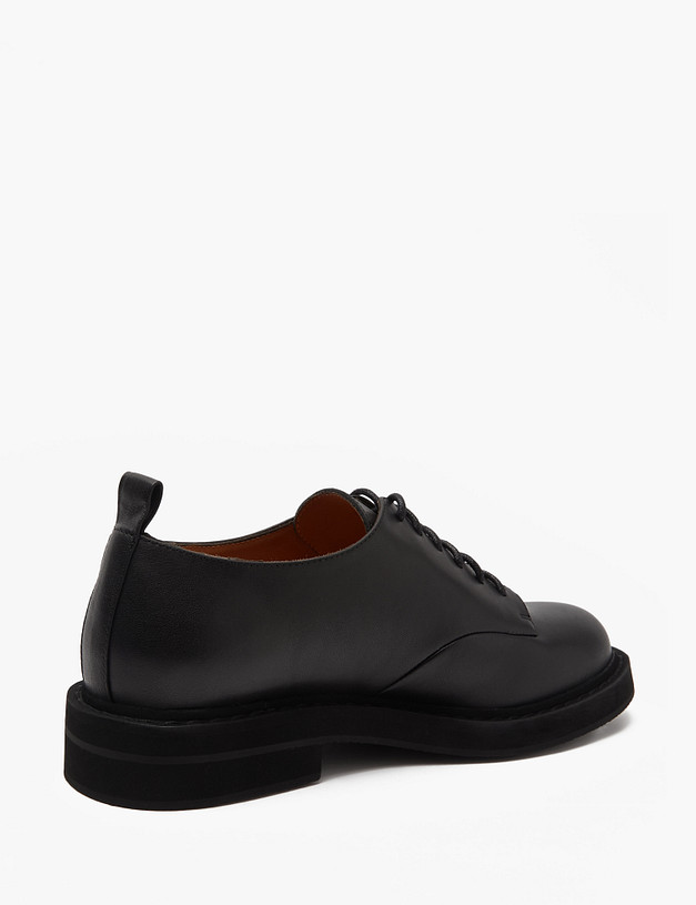 Черные женские дерби из натуральной кожи MASCOTTE 172-4121711-3100M | ракурс 3