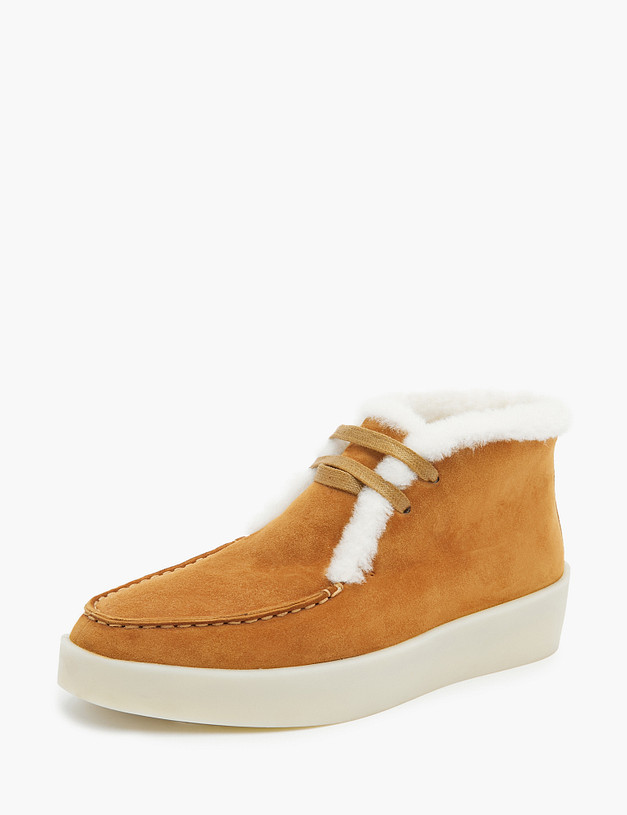 Рыжие женские дезерты на меху MASCOTTE 22-3180238-3689M | ракурс 2