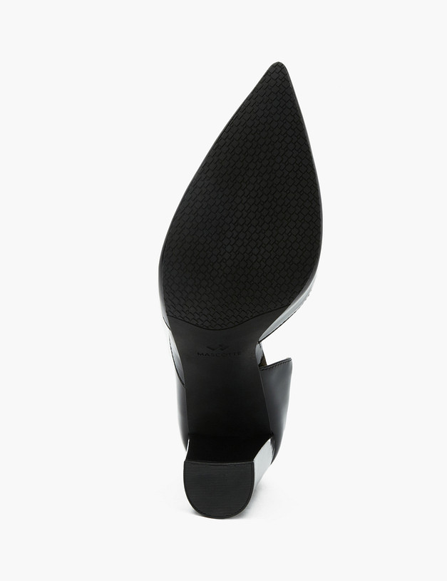 Черные лакированные женские туфли MASCOTTE 172-3183813-3701M | ракурс 6