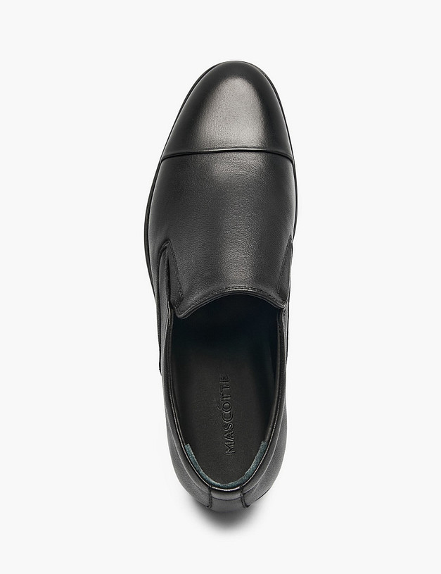 Черные мужские туфли MASCOTTE 142-611611-0102 | ракурс 4