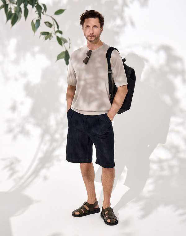 971-6108-2608 Джемпер мужской серо-беж, Mascotte