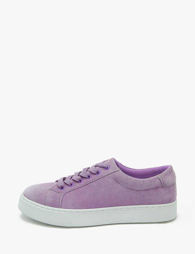 Фиолетовые женские кеды из велюра MASCOTTE 58-3180521-4617M | ракурс 7