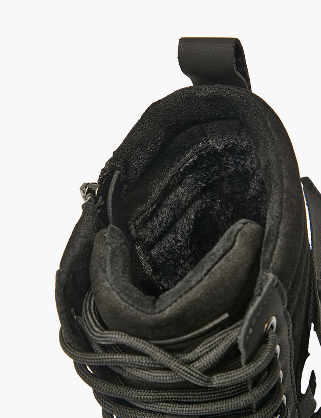 Черные ботинки для девочек MASCOTTE 234-522621-2802 | ракурс 6