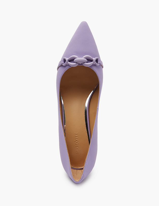 Сиреневые женские туфли MASCOTTE 172-4122814-6538M | ракурс 4