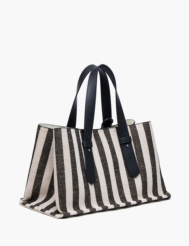 Черно-белая женская сумка MASCOTTE 660-6132-221 | ракурс 2