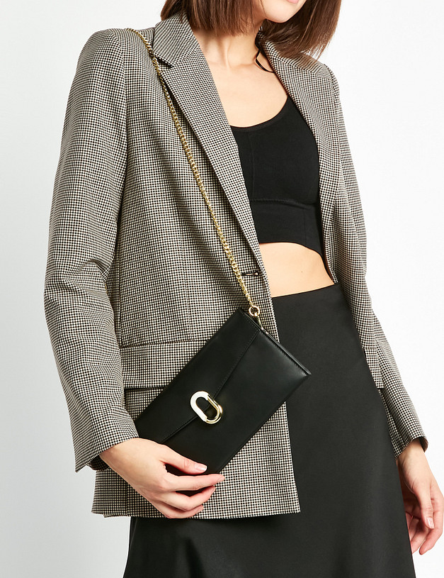 Черный женский клатч MASCOTTE 671-2213-102 | ракурс 1 Черный женский клатч MASCOTTE 671-2213-102 | ракурс 1