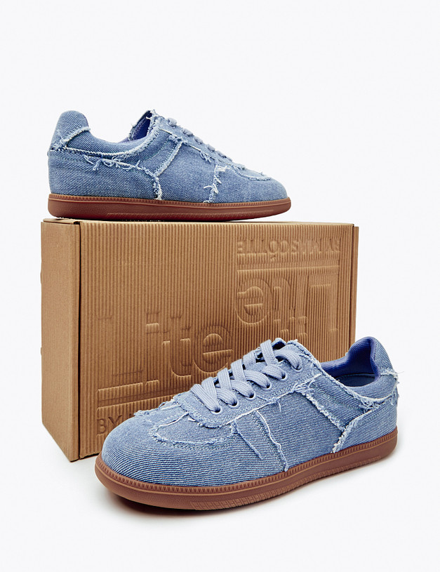 Синие женские кеды MASCOTTE 234-416821-0203 | ракурс 8