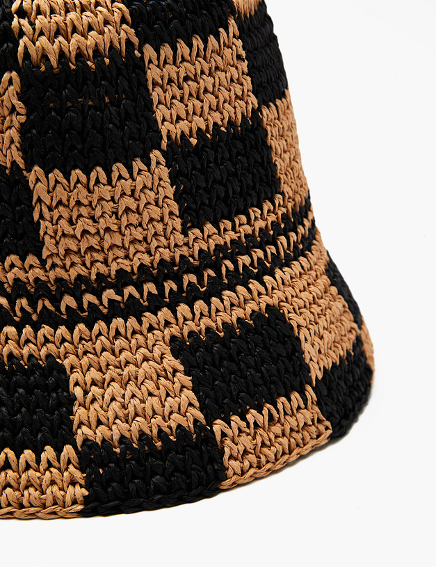 Коричневая женская шляпа MASCOTTE 783-4102-1002 | ракурс 3