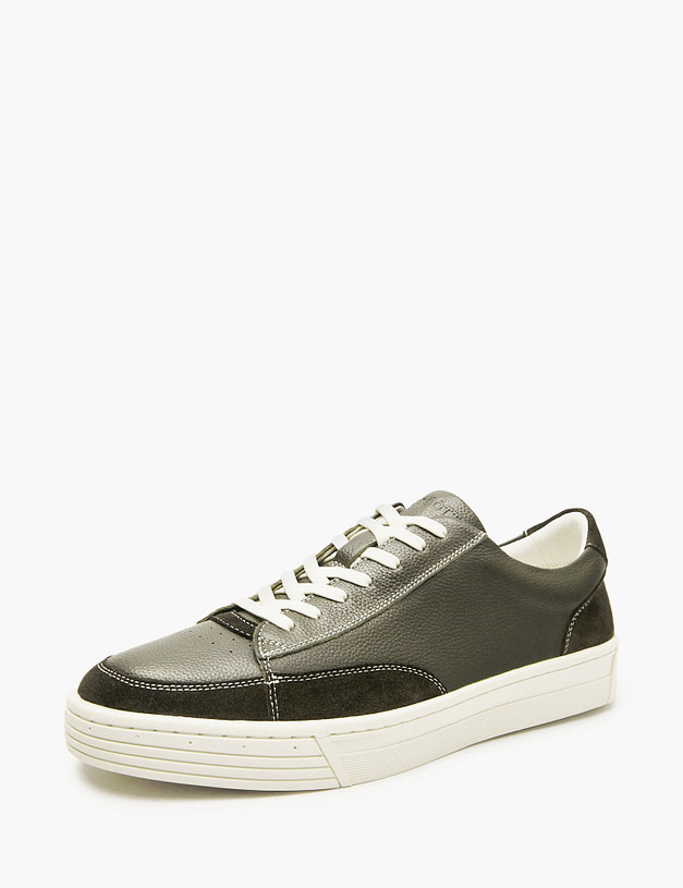 Зеленые мужские кеды MASCOTTE 58-515711-8123M | ракурс 2