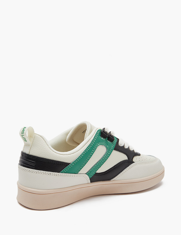 Молочные женские кеды с цветными элементами MASCOTTE 151-410321-0601 | ракурс 5