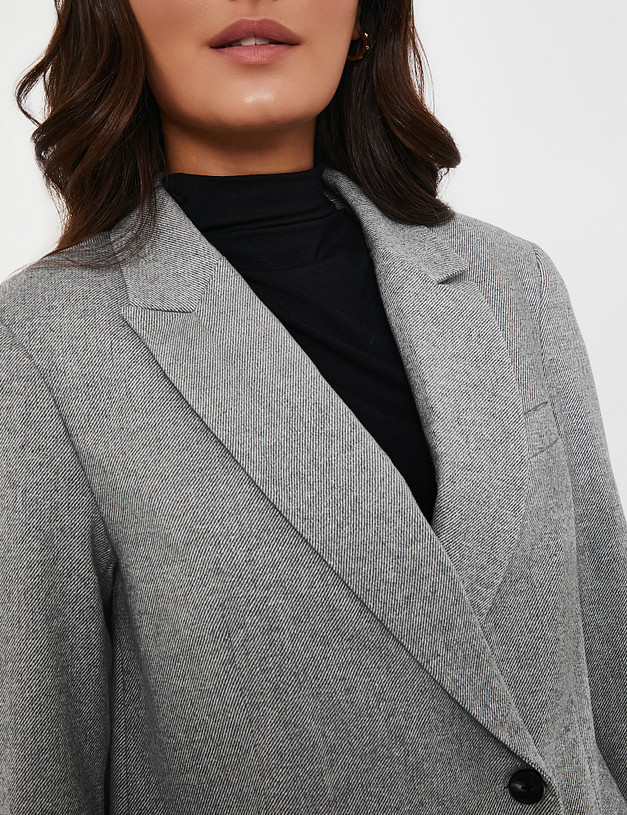 Серый женский жакет MASCOTTE 885-5202-510 | ракурс 5