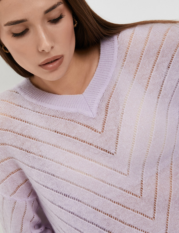Сиреневый женский джемпер MASCOTTE 852-3202-2407 | ракурс 3