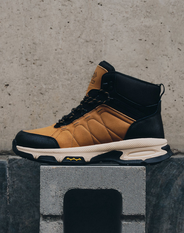 189-320822-0609 Ботинки для активного отдыха мужские кож.спилок-текстиль/текстиль корич-черн, Mascotte Lite