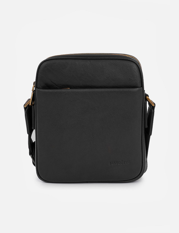 Черная мужская сумка-планшет MASCOTTE 604-1210-102 | ракурс 2