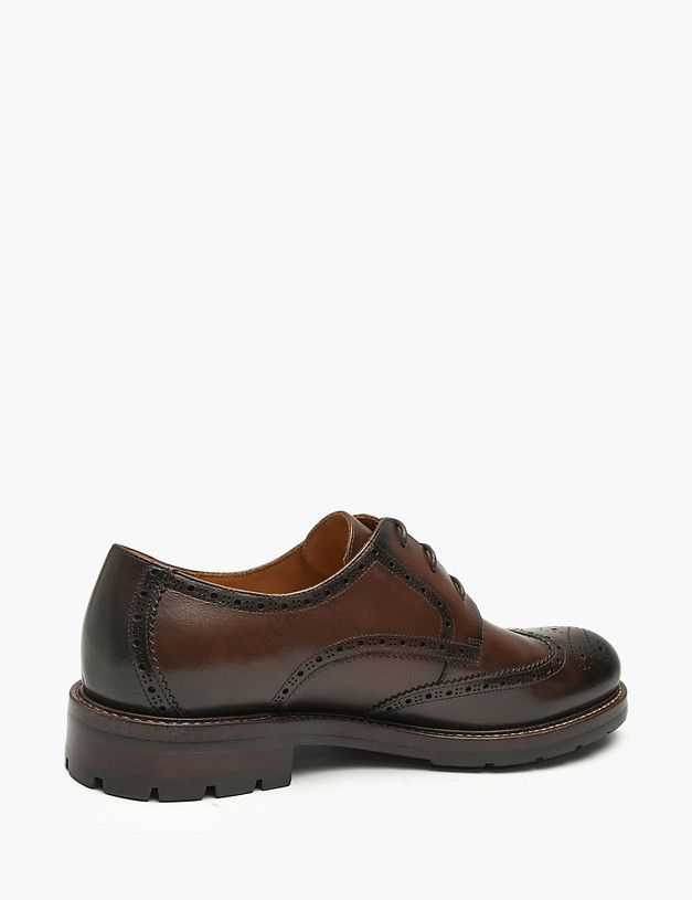 Коричневые мужские броги MASCOTTE 175-521914-4104M | ракурс 4