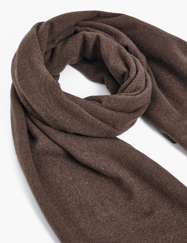 Коричневый женский шарф MASCOTTE 779-5202-24109 | ракурс 3