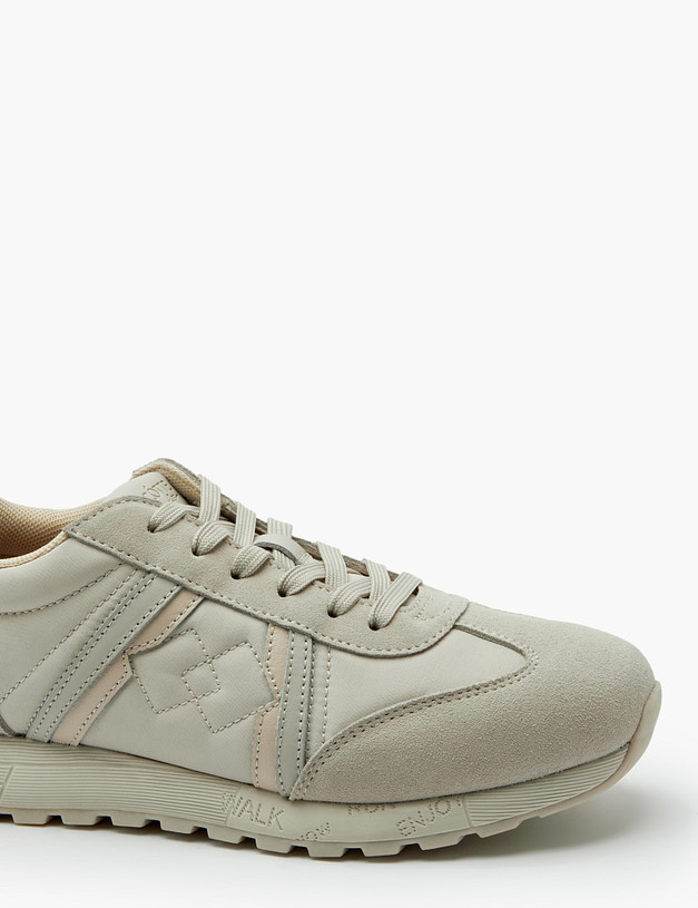 Бежевые женские кроссовки MASCOTTE 189-21250210-0208 | ракурс 6