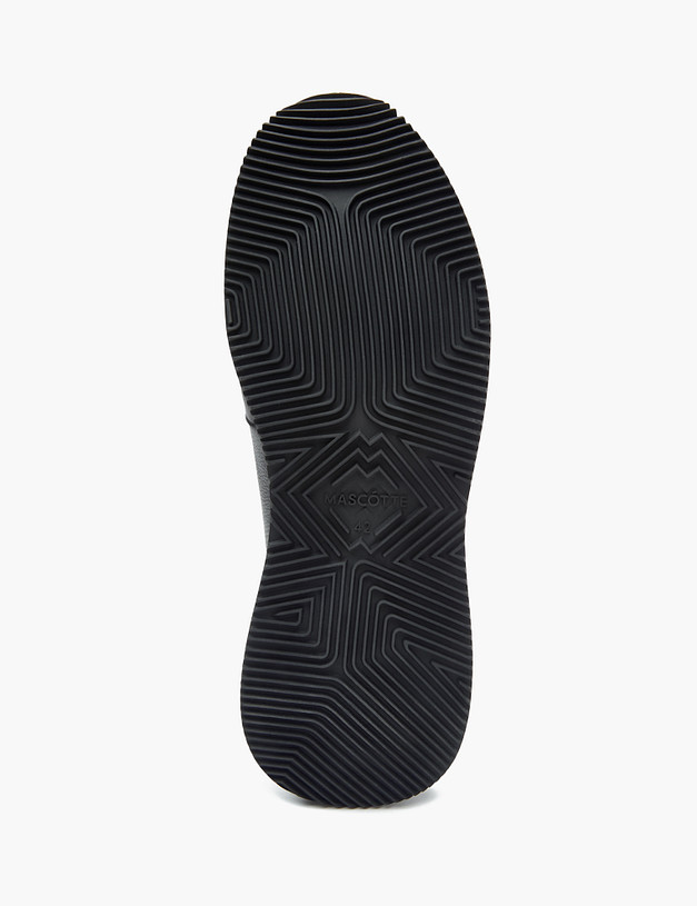 Черные мужские кроссовки из кожи и велюра MASCOTTE 175-3292211-8400M | ракурс 5