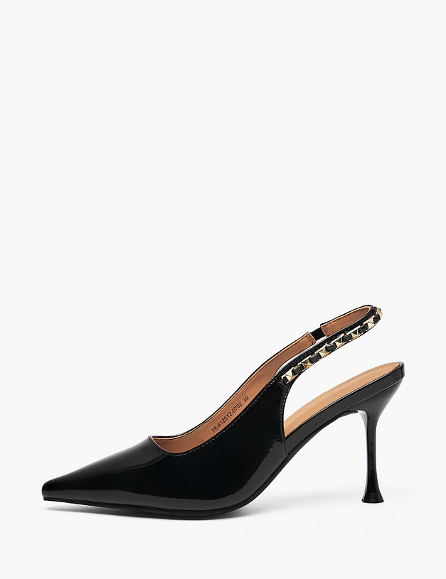 Черные женские туфли MASCOTTE 78-612512-0702 | ракурс 1