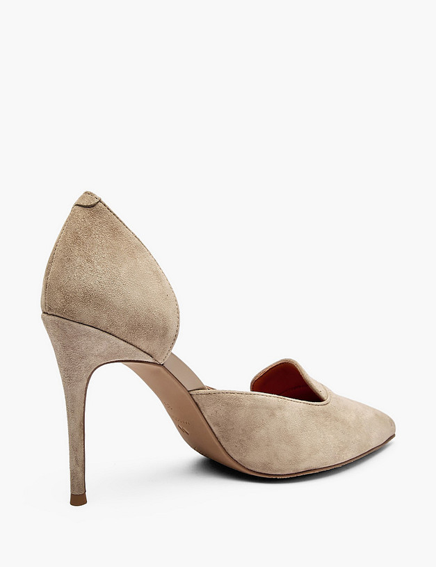 Бежевые женские туфли MASCOTTE 126-6102614-5610M | ракурс 3