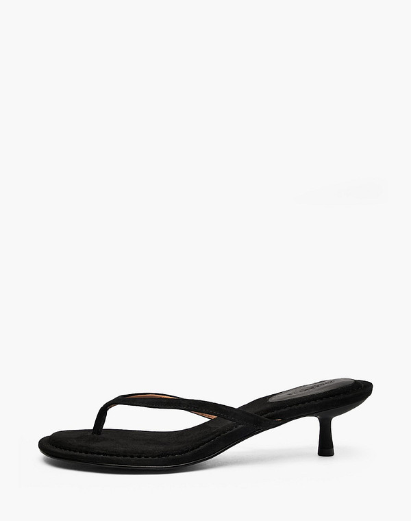 233-615311-3605M Туфли летние женские велюр/нат.кожа черн, Mascotte