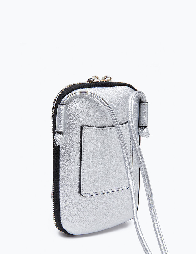 Серебристая женская сумка MASCOTTE 610-3101-6016 | ракурс 3