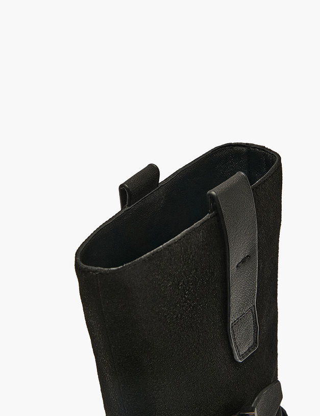 Черные женские полусапоги MASCOTTE 15-522421-0202 | ракурс 6