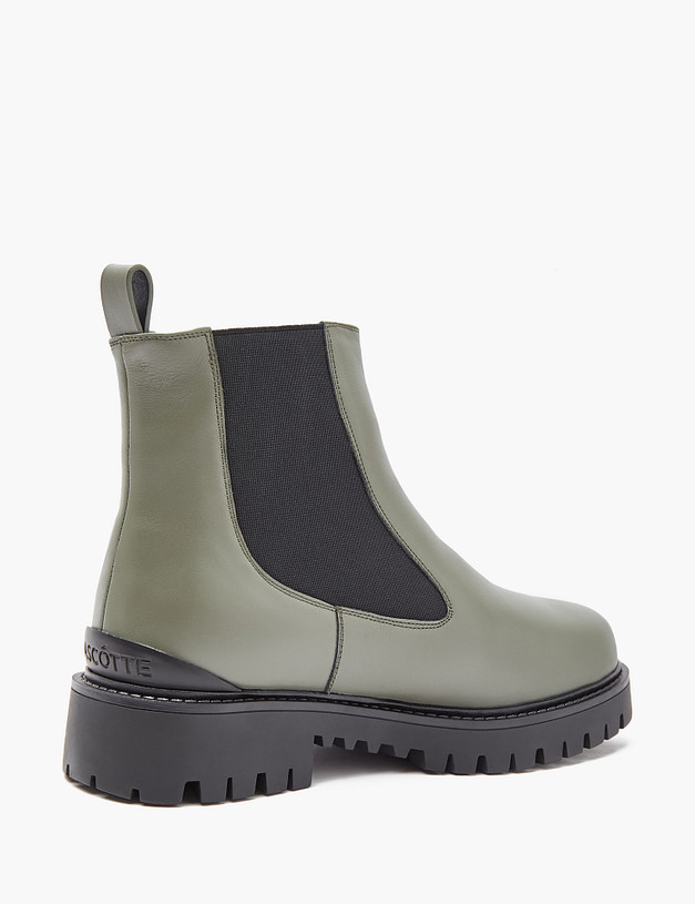 Зеленые женские зимние челси MASCOTTE 233-3202138-7142M | ракурс 3 Зеленые женские зимние челси MASCOTTE 233-3202138-7142M | ракурс 3