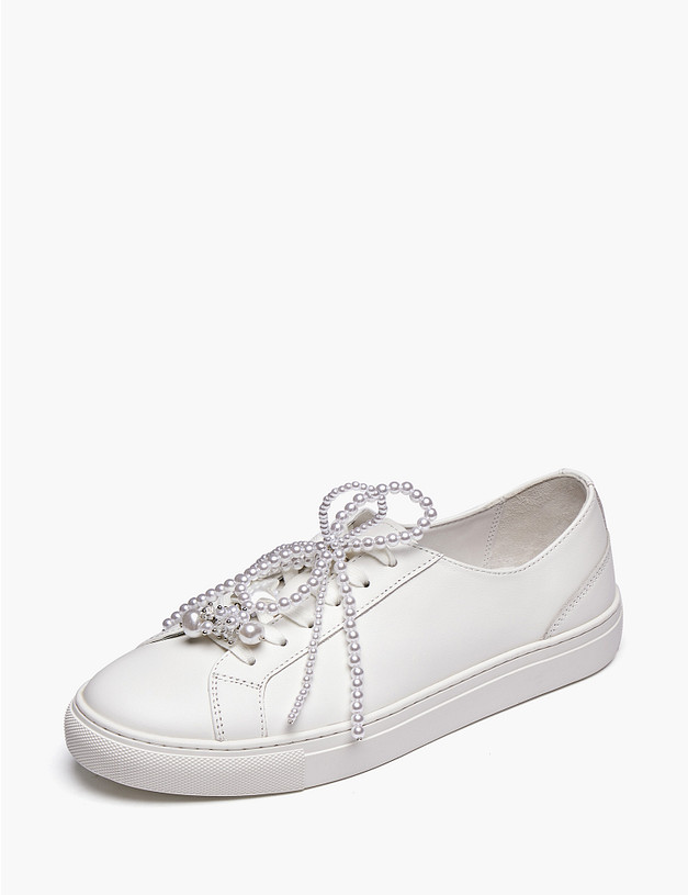 Белые женские кеды MASCOTTE 22-61204116-4120M | ракурс 2