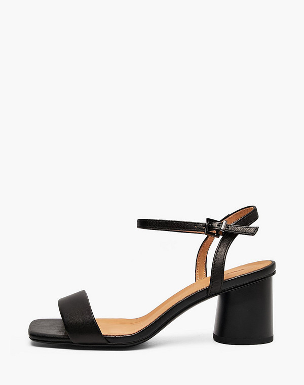 94-614511-3501M Туфли летние женские нат.кожа/нат.кожа черн, Mascotte