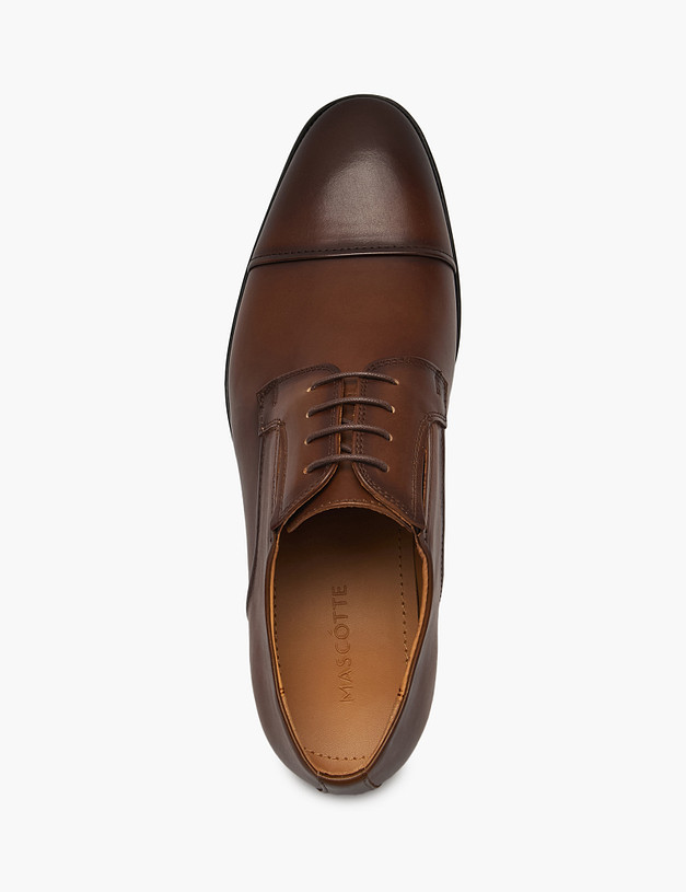 Коричневые мужские дерби MASCOTTE 128-513711-0109 | ракурс 4