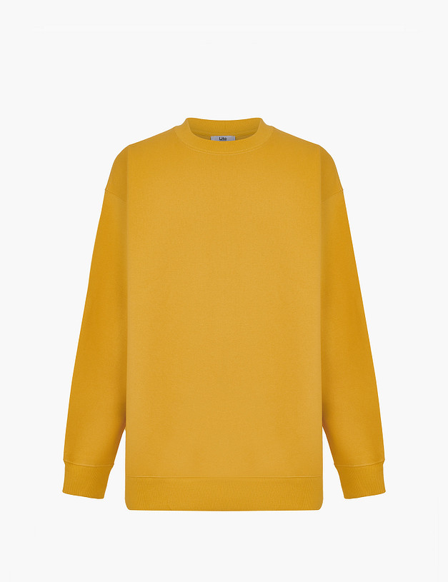 Горчичный мужской свитшот MASCOTTE 889-4215-2618 | ракурс 6