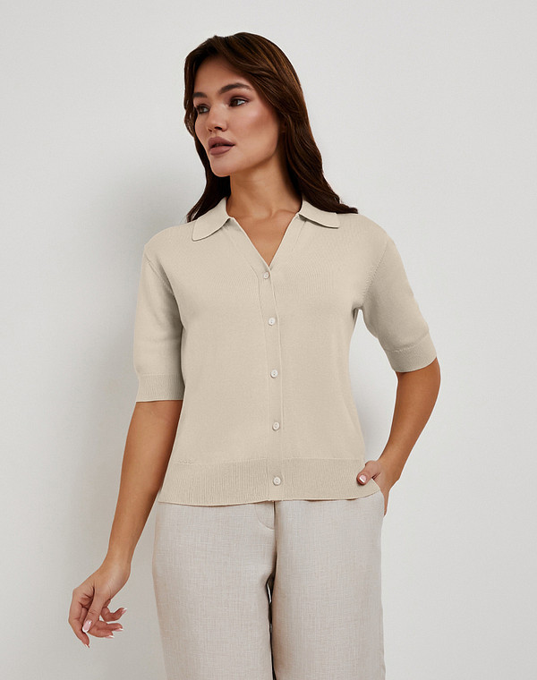 852-6125-2401 Джемпер женский молочн, Mascotte