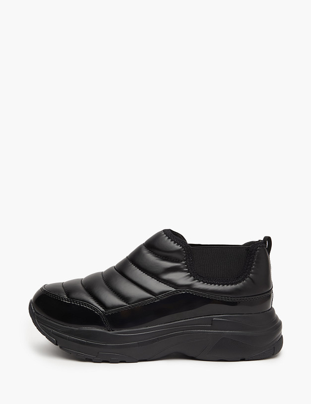 Черные короткие женские дутики MASCOTTE 64-320124-0202 | ракурс 1