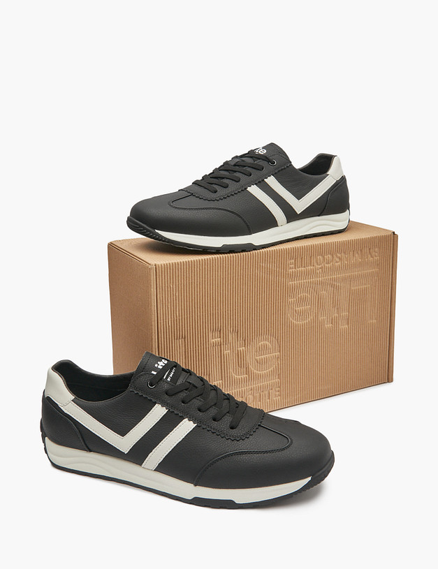 Черные мужские кроссовки MASCOTTE 234-514221-0102 | ракурс 6