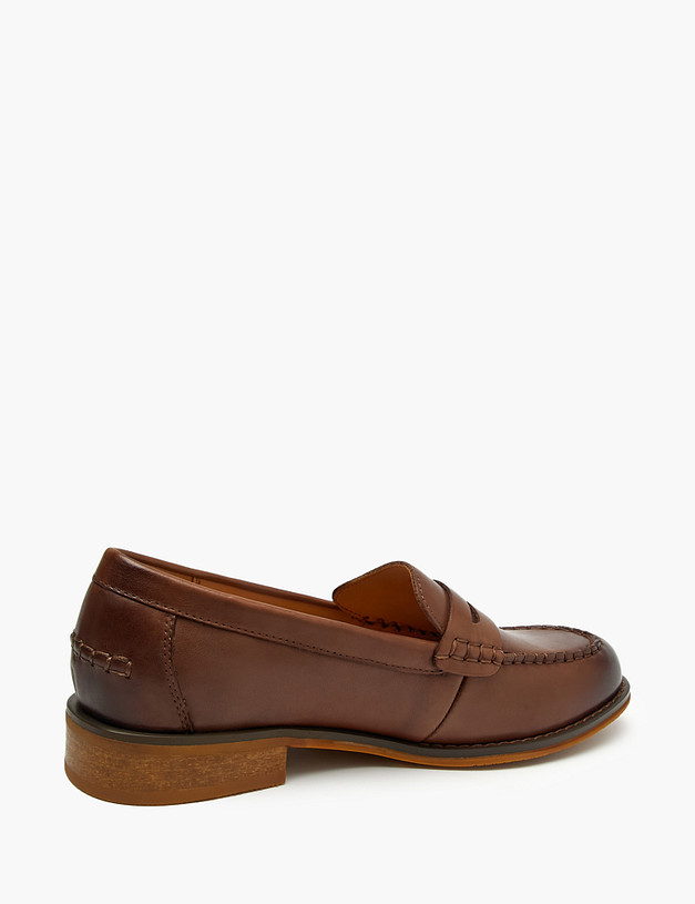 Коричневые женские лоферы MASCOTTE 58-520411-0109 | ракурс 3