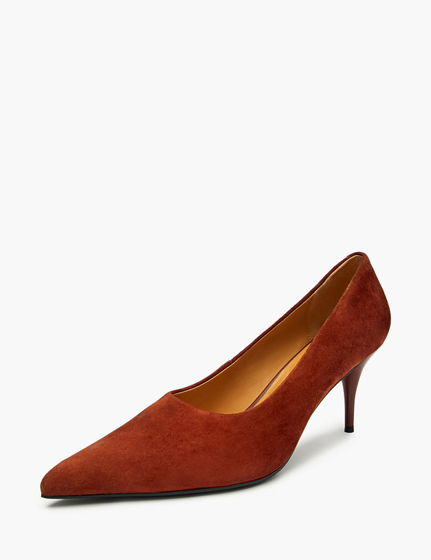 Терракотовые женские туфли MASCOTTE 126-522611-0613 | ракурс 4