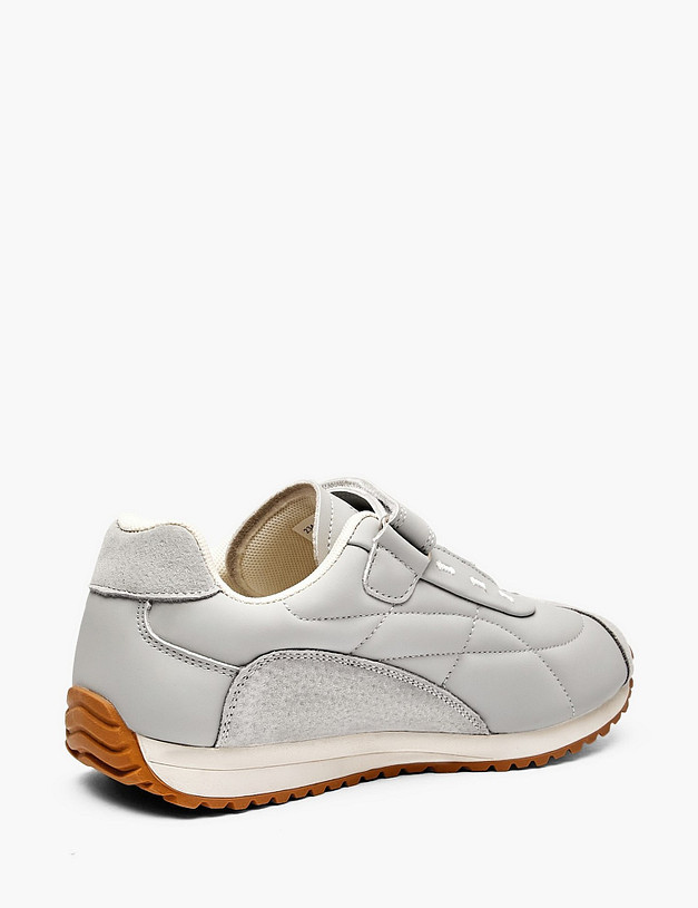 Серые детские кроссовки MASCOTTE 234-615721-0610 | ракурс 3