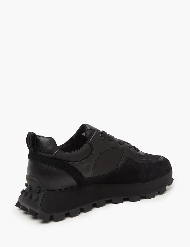 Черные женские кроссовки MASCOTTE 234-324221-0602 | ракурс 4 Черные женские кроссовки MASCOTTE 234-324221-0602 | ракурс 4