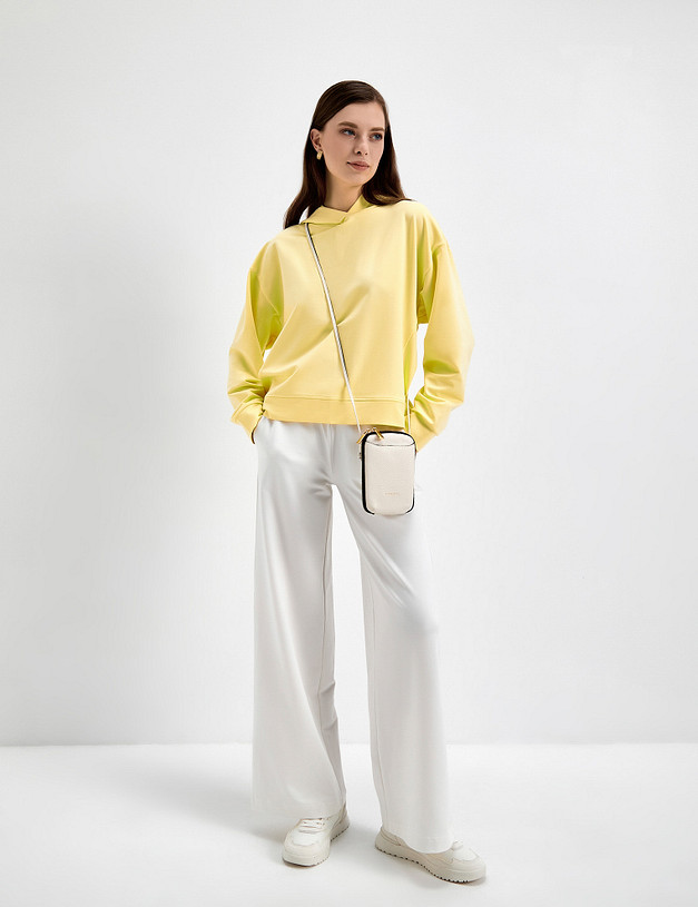 Женское худи желтого цвета MASCOTTE 790-3109-2618 | ракурс 1
