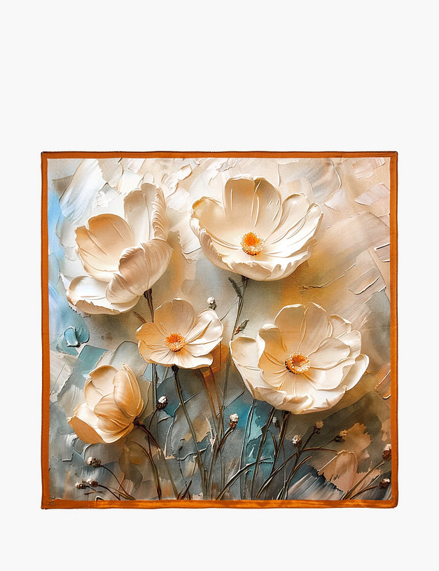 Женский платок с цветами MASCOTTE 766-6131-2112 | ракурс 3