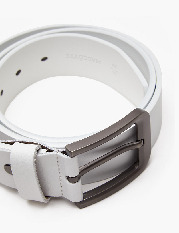 Белый женский ремень MASCOTTE 701-4109-601 | ракурс 3
