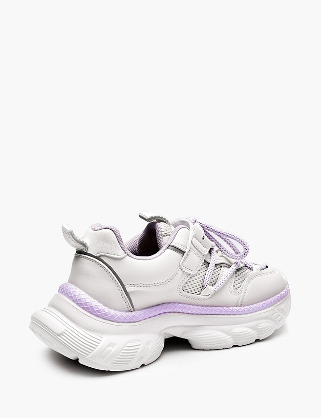 Молочные кроссовки для девочек MASCOTTE 234-511021-0207 | ракурс 5