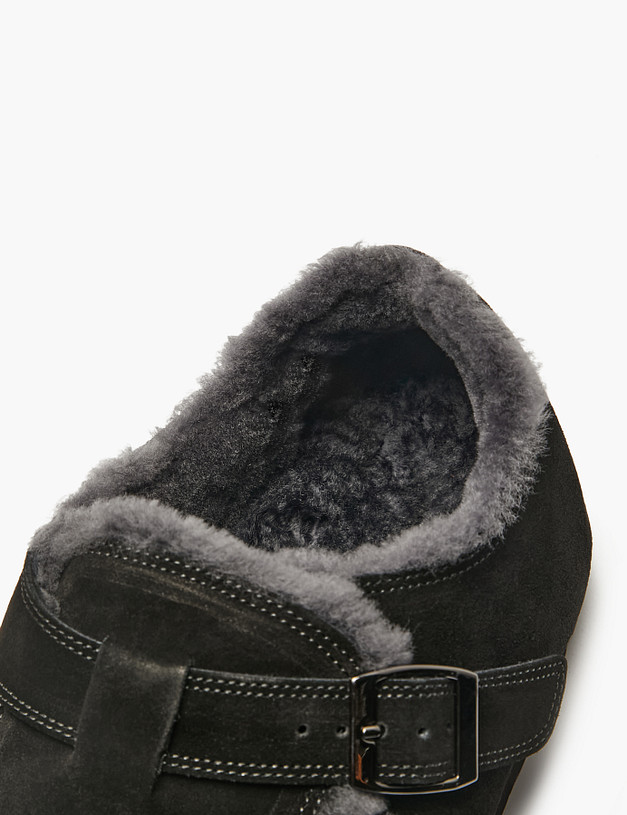 Черные женские зимние полуботинки MASCOTTE 15-520831-0202 | ракурс 6