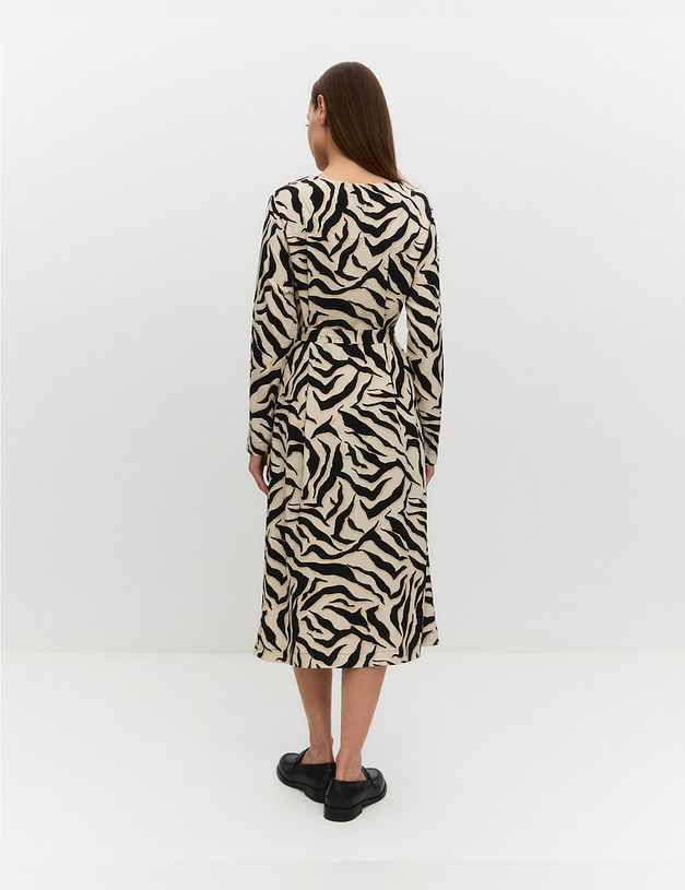 Бежевое женское платье MASCOTTE 790-5204-2408 | ракурс 5