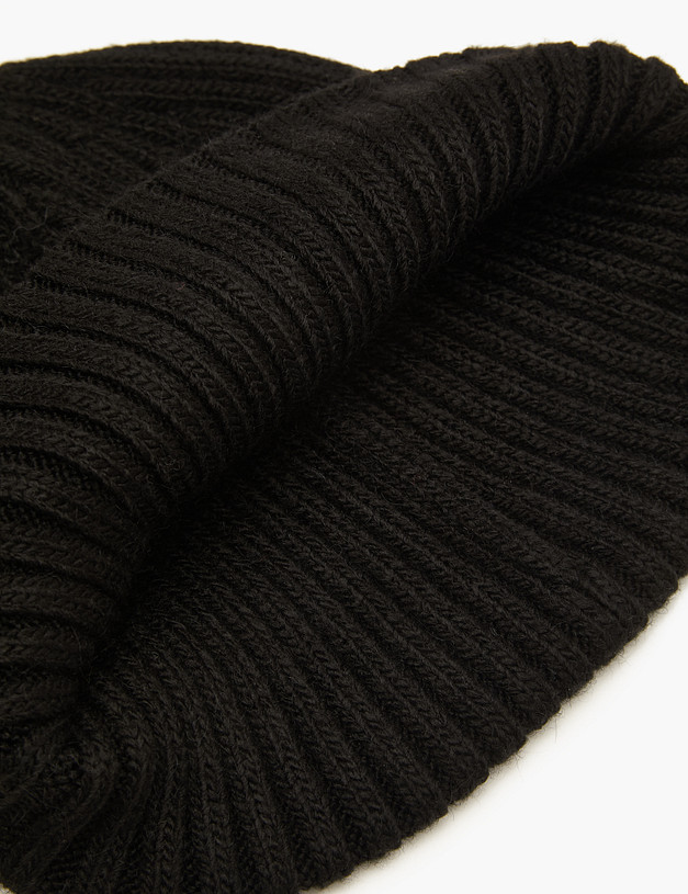 Черная женская шапка MASCOTTE 781-3231-7502 | ракурс 4