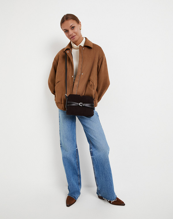 Коричневая женская сумка 9090₽