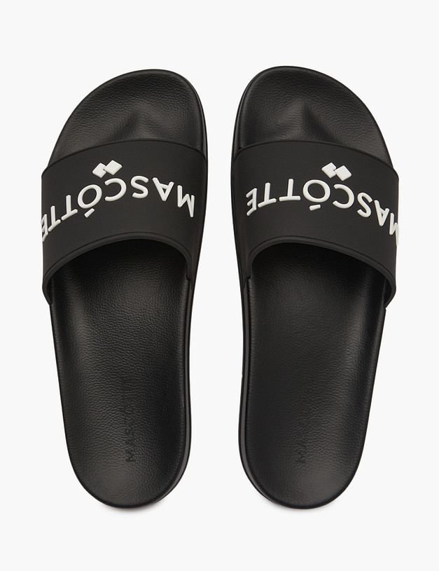 Черные мужские сабо MASCOTTE 128-514491-7102 | ракурс 6