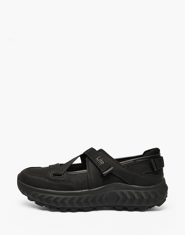 181-510121-0202 Туфли летние женские текстиль-и.кожа/текстиль черн, Lite by Mascotte