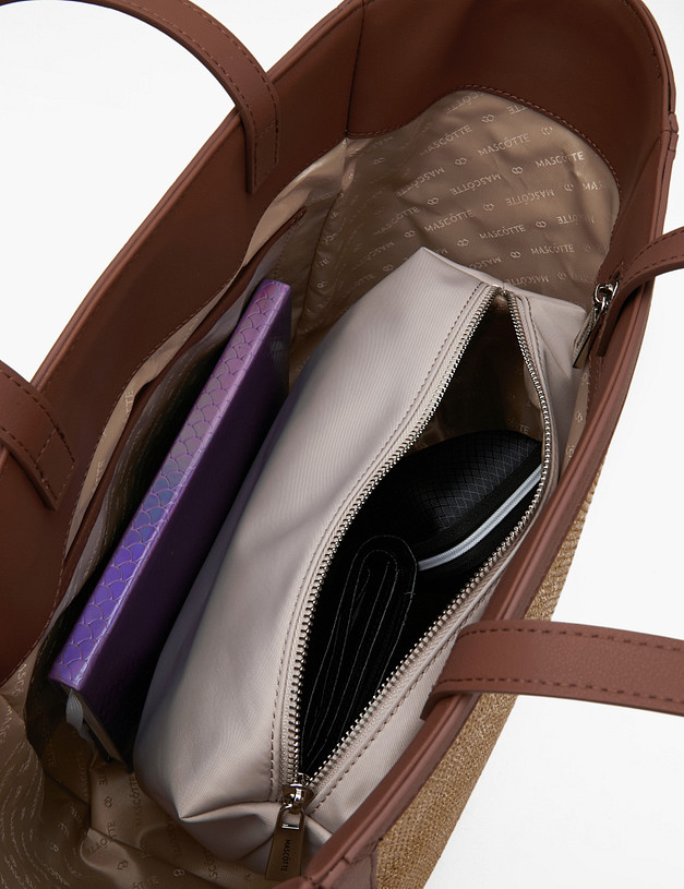 Соломенная женская сумка-тоут MASCOTTE 604-4164-0318 | ракурс 7